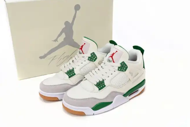 Reps LUCY SB Retro DR5415-103 Pine Jordan 4 Green 0618